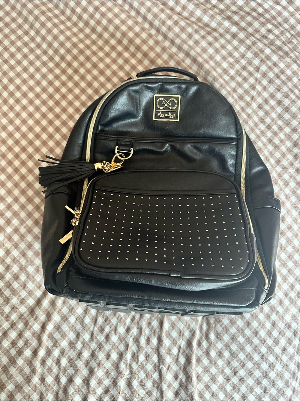 Itzy Ritzy x Chelsea & Cole Studded Boss Diaper Bag